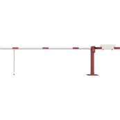 Access barrier with counterweight | and swing post | clear width: 3000 mm | with Euro profile cylinder lock